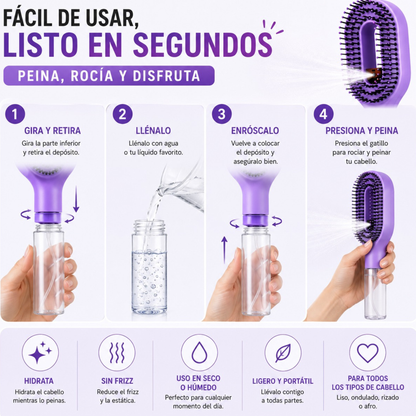 CLEANTYP™  Spray Brush 2 en 1
